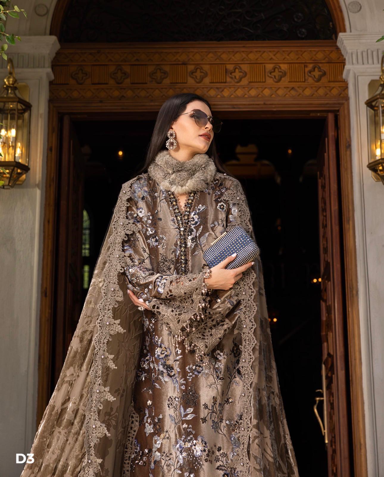 D3 ماریا بی (انسپائرڈ) – ویلویٹ ونٹر سگنیچر کلیکشن 2025 | XL سے چھوٹا