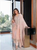 SITARA | 3 piece heavy Embroidered Chiffon Suit