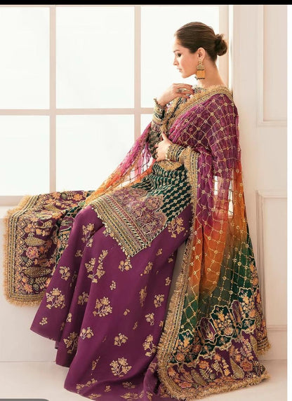 Baroque Original – Heavy Embroidered Wedding Collection | Sharara Suit | Luxury Bridal & Formal Wear