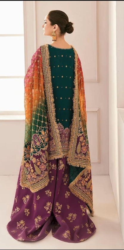 Baroque Original – Heavy Embroidered Wedding Collection | Sharara Suit | Luxury Bridal & Formal Wear