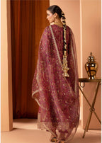 BARAT COLLECTION | 3 piece Embroidered Net Anarkali suit