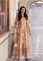 GUL-NOOR | 3-Piece Pakistani Embroidered Maxi Dress – Luxury Wedding Wear