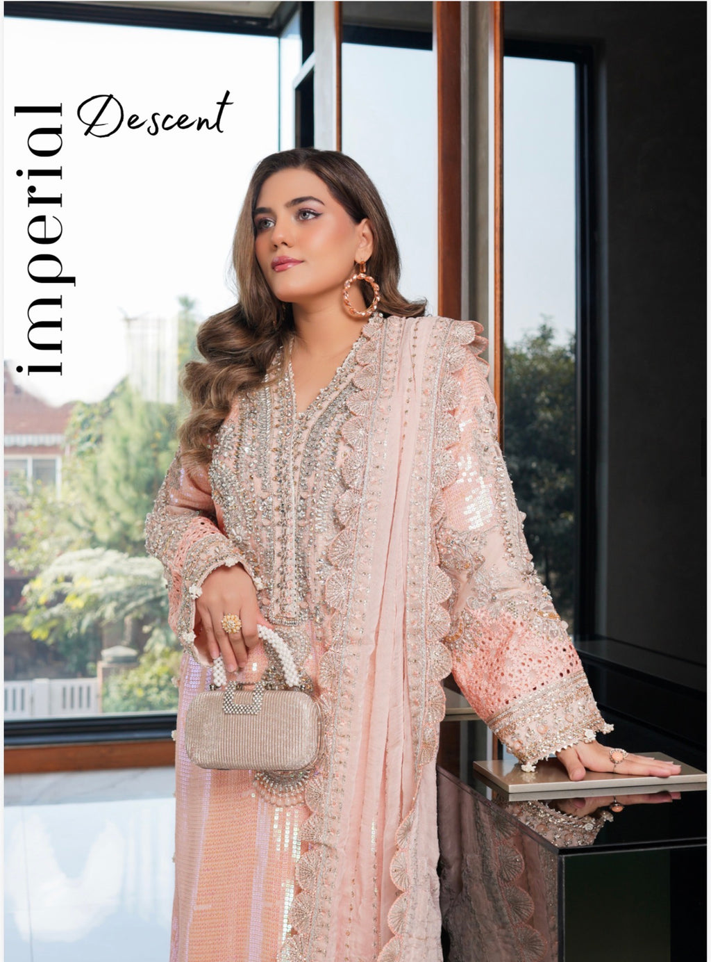 SITARA | 3 piece heavy Embroidered Chiffon Suit
