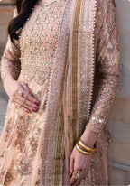 GUL-NOOR | 3-Piece Pakistani Embroidered Maxi Dress – Luxury Wedding Wear