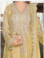 SITARA | 3 piece heavy Embroidered Chiffon Suit