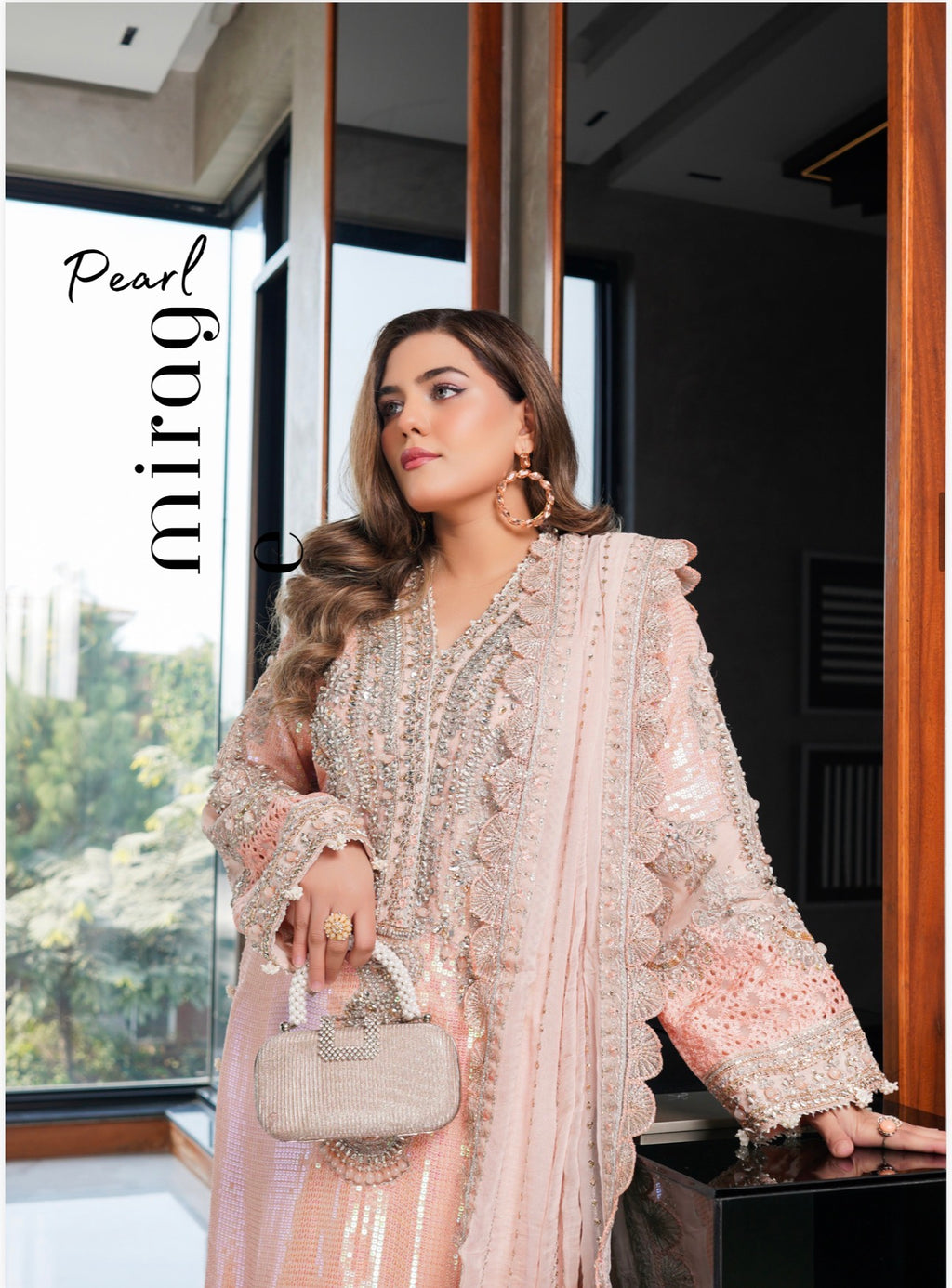 SITARA | 3 piece heavy Embroidered Chiffon Suit