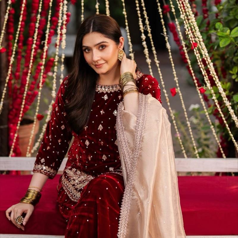 LUHH | 3 piece Embroidered VELVET wedding/wear suit