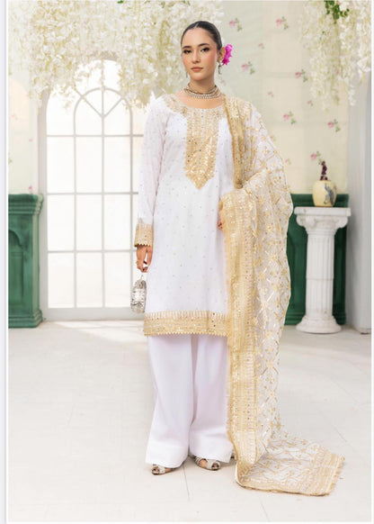 Haya by Simrans – Luxury Chiffon Wedding Collection 3 Piece Farrshi Shalwar Suit (Sizes S–XL)