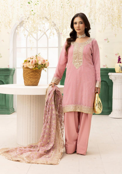 Haya by Simrans – Luxury Chiffon Wedding Collection 3 Piece Farrshi Shalwar Suit (Sizes S–XL)