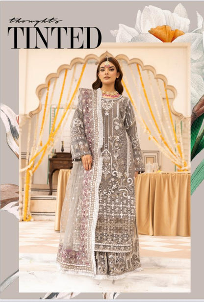 Imrozia By Simran's – Heavy Embroidered 3-Piece Wedding Collection | Net Fabric | Sizes S–XL
