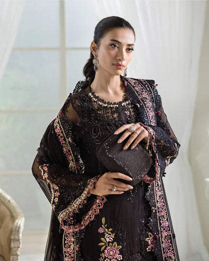 Maria B Inspired 3 pcs Luxury Embroided Suit Size S-XL ( Please return in 24 Hours)