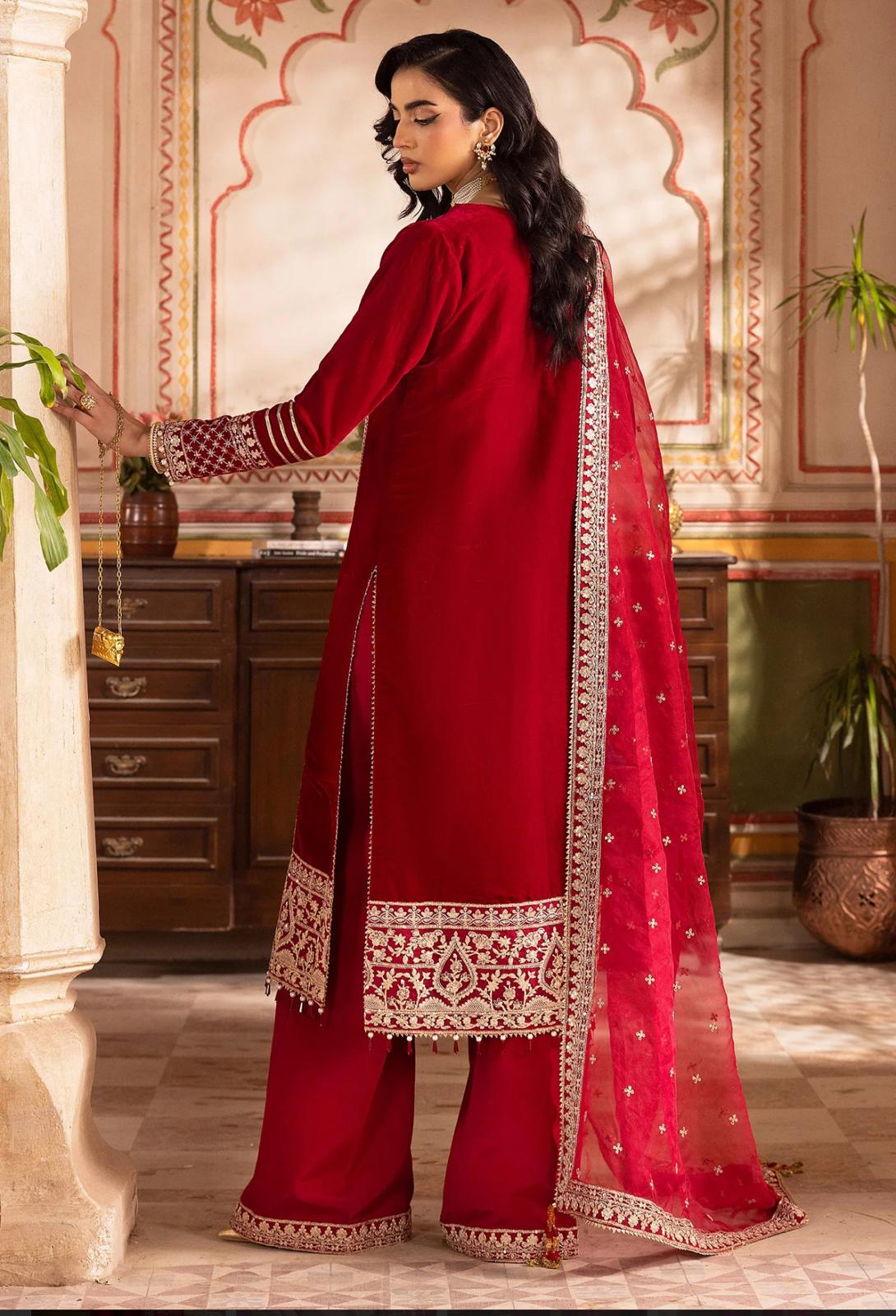 ROSE | 3 pieces Embroidered Velvet Collection