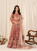 ZARKASH | 3 piece heavy Embroidered Net Maxi wedding Dress