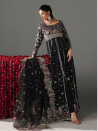 FIZZA | 3 piece Luxury Embroidered Silk maxi wedding dress