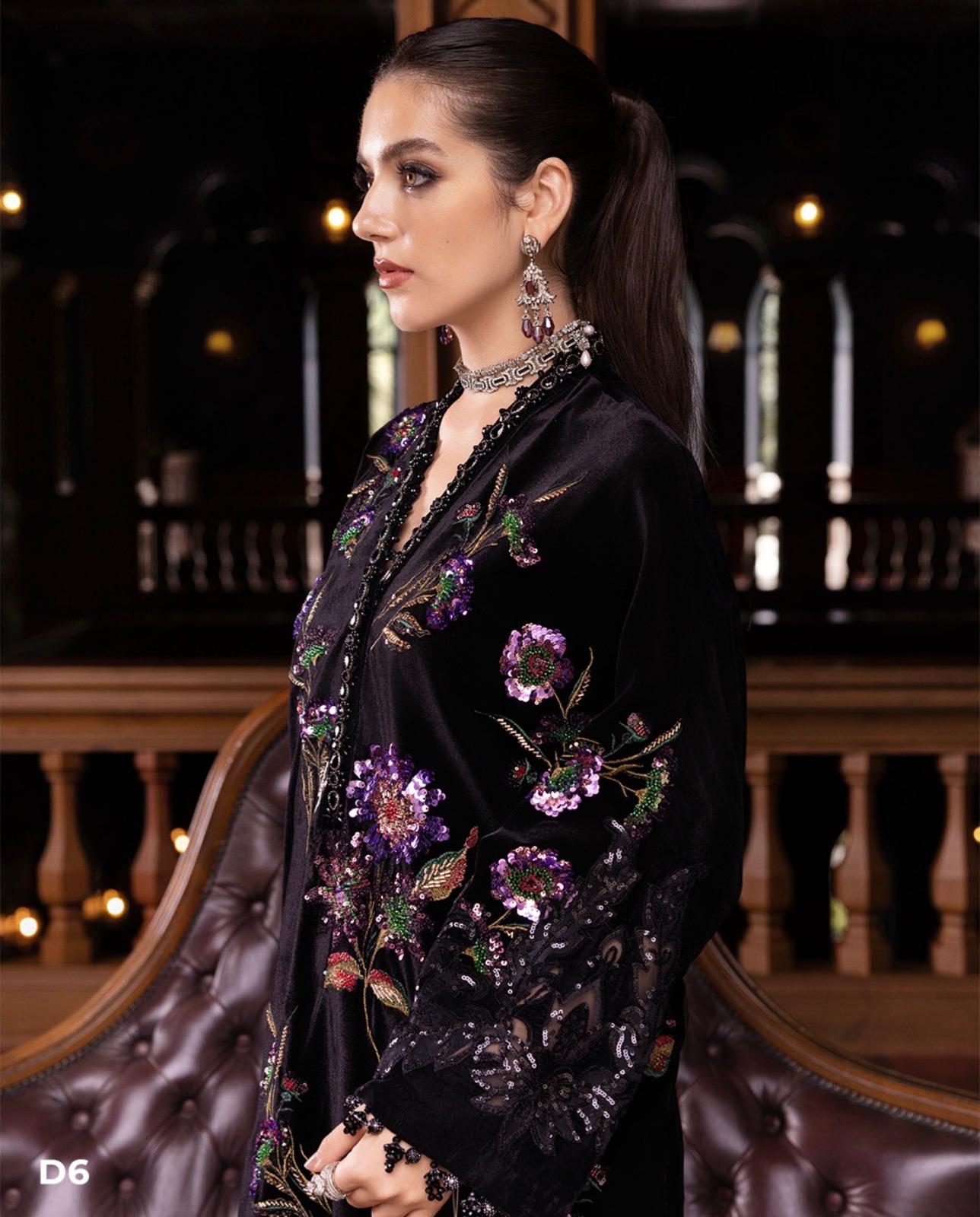 D6 Maria B (Inspired) – Velvet Winter Luxe Collection 2025 | Small to XXL