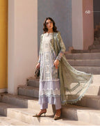 MARIA B LUXE LAWN 6B original- 3 piece stitched suit