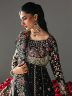 FIZZA | 3 piece Luxury Embroidered Silk maxi wedding dress